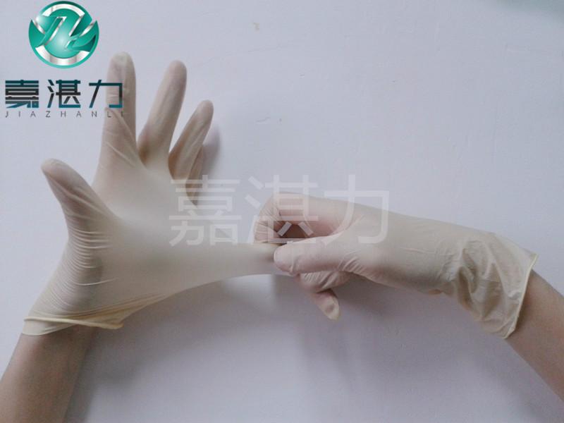 供应厂家低价大量批发一次性乳胶手套嘉湛力一次性乳胶手套生产厂家好信誉
