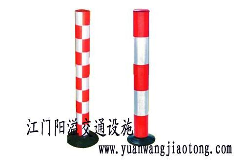台山橡胶警示柱柔性柱PVC警示柱批发