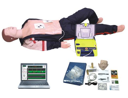 电脑高级心肺复苏AED除颤仪模拟人批发