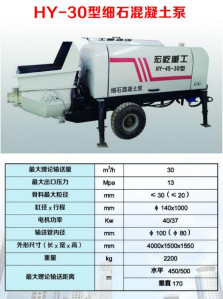 供应小型细石混凝土泵价格混凝土地泵型号高层混泥土输送泵技术指导