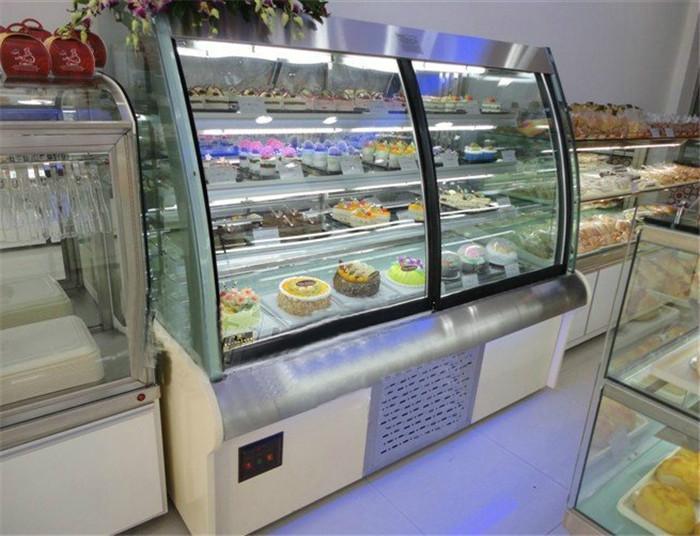 供应舟山豪华蛋糕柜多少钱1.8米弧形蛋糕展示保鲜柜