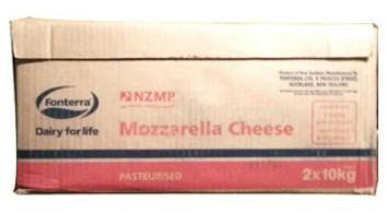 新西兰NZMP马苏里拉奶酪芝士20kg批发