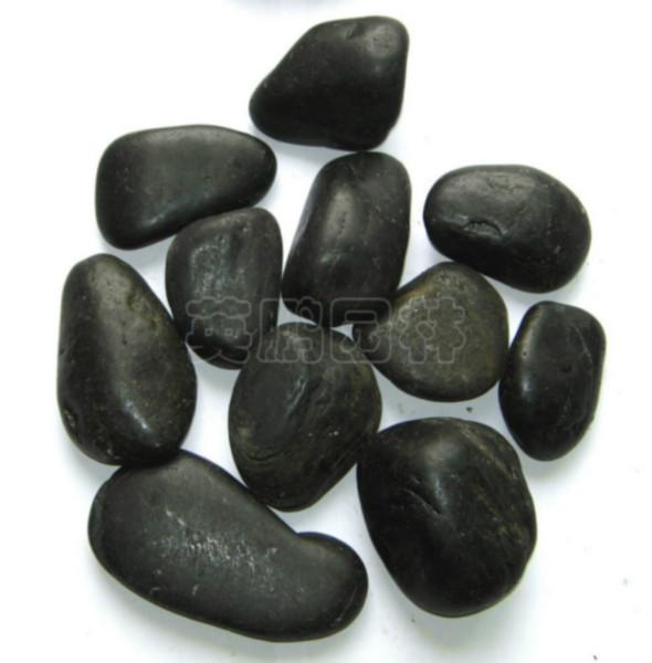 供应用于园林景观石的梅州黑色雨花石，惠州天然美观鹅卵石，大量现货批发