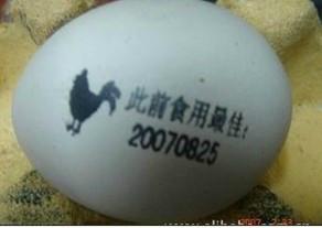 供应河南郑州鸡蛋LOGO喷码机、鸡蛋喷码机价格、河南高解析喷码机价格