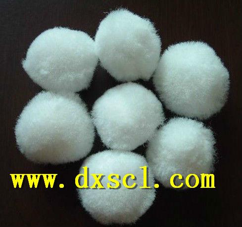 供应广东东莞高效纤维球滤料 纤维球滤料用途 高效吸油纤维球滤料
