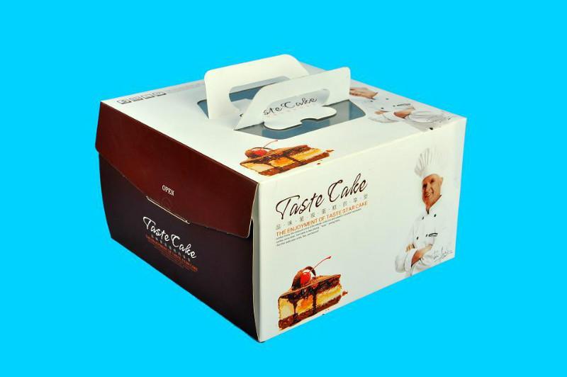 供应方形（方）蛋糕盒生产 月饼盒厂家 新乡峰业包装