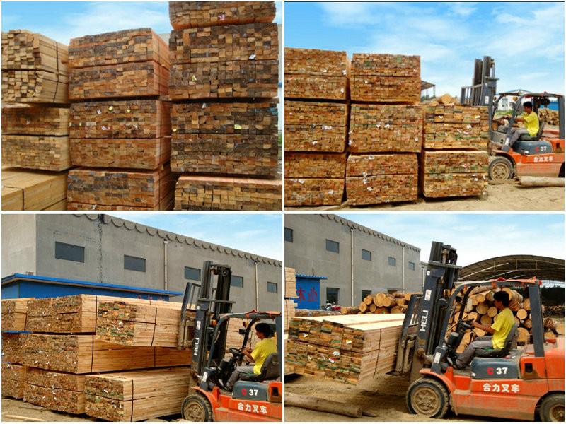 木材加工厂专业加工辐射松木方图片