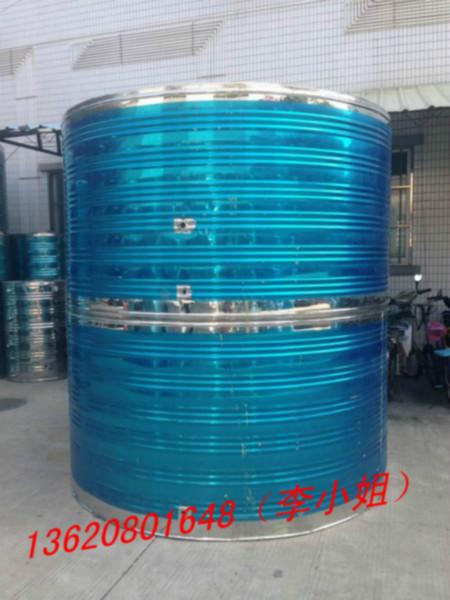 供应茂名5T圆形水箱-组合式消防水箱厂-不锈钢圆形保温水箱价格