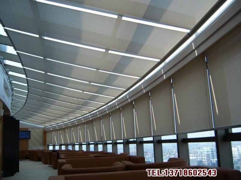 供应阳光房遮阳系统及钢结构玻璃封顶