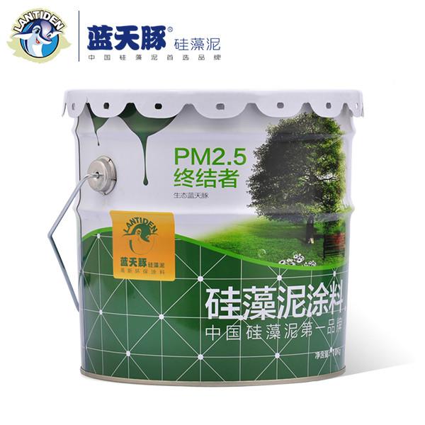 供应蓝天豚硅藻泥生态系列 PM2.5终结者 液态高新环保涂料