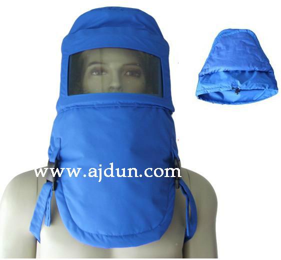 供应低温头罩  液氮防护帽 低温液氮防护头罩 无尘室超低温液氮头罩