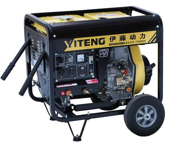 发电机带电焊机YT6800EW厂家批发