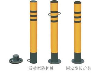 供应龙岩钢铁警示柱防撞杆50cm钢铁警示柱道口标柱交通警示柱防撞杆
