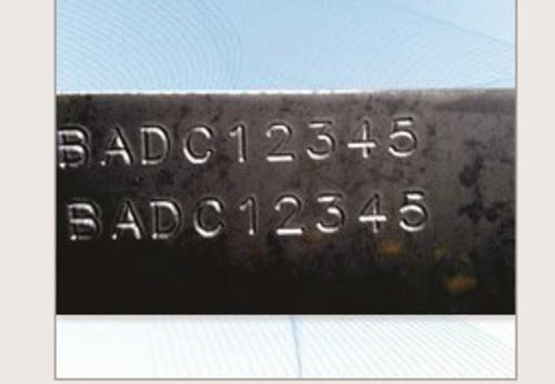 供应气动打标机广州标清牌金属标牌电脑气动标识机