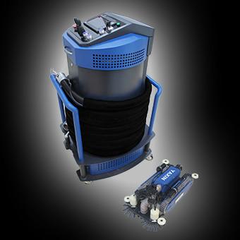 供应中央空调清洗机器人-亚欣集合式负压吸尘风管清洗机器人
