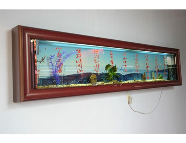 供应壁挂式生态鱼缸保定晨晨水族科技公司