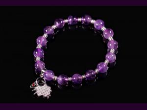 供应水晶坊珠宝首饰紫水晶手链