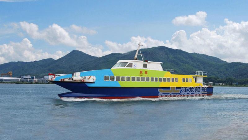 供应广东铝合金船价格,江龙高速客船厂,高速旅游船订做,旅游客船设计