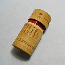 原竹碳化竹节型茶叶筒批发