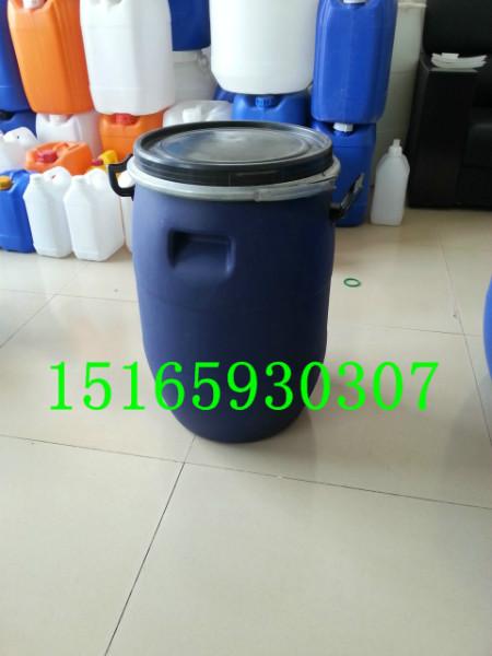 供应耐酸碱50公斤抱箍塑料桶