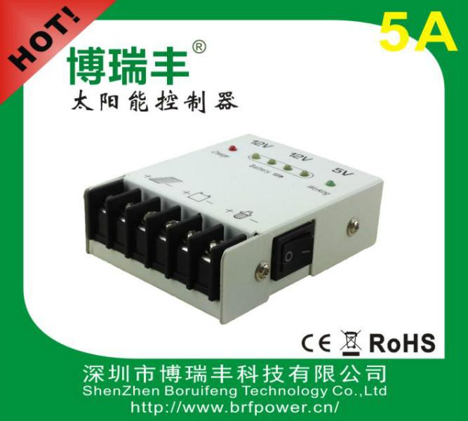 供应CM5太阳能控制器（5A，12V/24V自动识别多功能）太阳能控制器