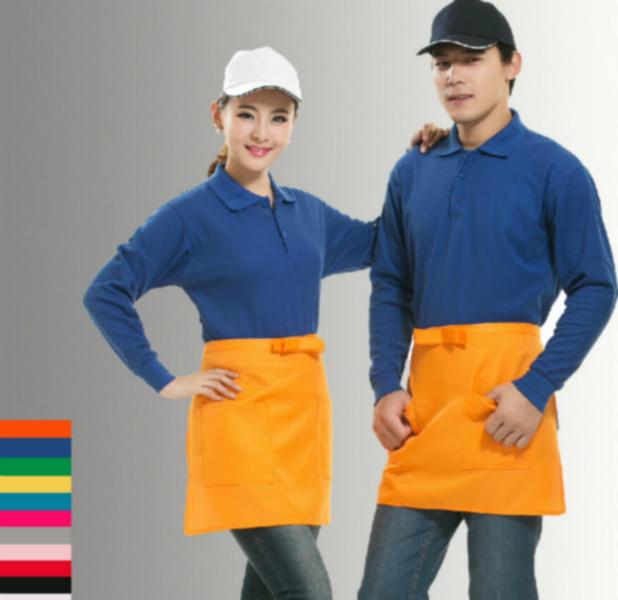 供应深圳厂家订做长袖T恤衫，超市，餐饮工作服，工厂厂服图片