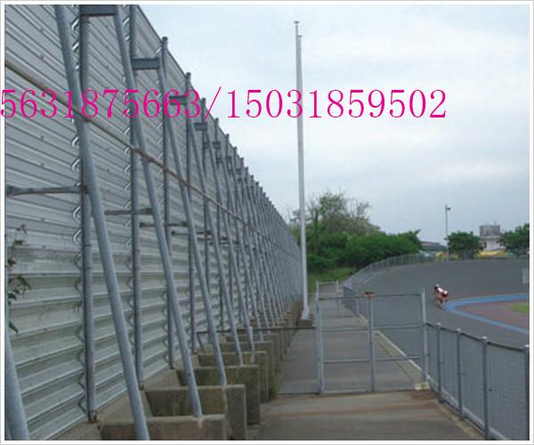 供应厂家铝纤维内芯吸声板隔声屏障/全金属屏体/H型钢立柱/型号3