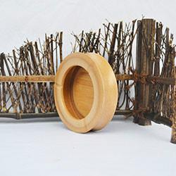 供应竹子烟灰缸巨匠厂家定制天然实用创意特色圆形竹子烟灰缸烟具礼品
