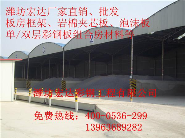 供应青岛钢结构活动板房材料厂家找潍坊宏达钢构13963689282图片