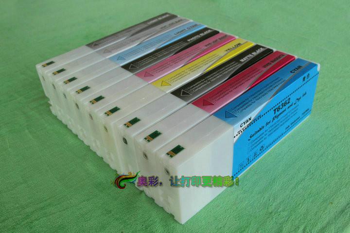 供应国产EPSON9890大幅面9色兼容墨盒