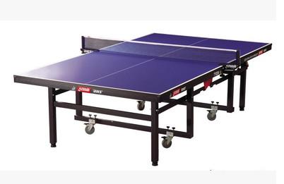 供应杭州乒乓球桌红双喜T1024 高档整体折叠式乒乓球