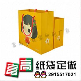 供应咸宁广告手提纸袋/随州牛皮纸包装袋制作图片