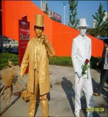 供应广州艺术复古铜人活雕塑人体雕塑图片
