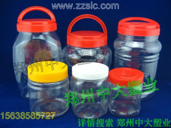 供应河南塑料瓶塑料圆筒干果瓶应