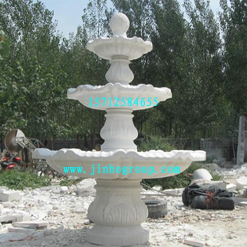 供应叠水喷泉跌水水钵大型喷泉厂家曲阳利泽雕塑公司图片