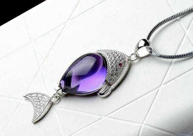 供应萬福源水晶饰品紫水晶戒指