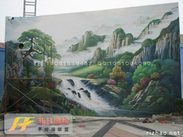 石家庄墙体彩绘非凡幼儿园彩绘供应石家庄企业文化墙