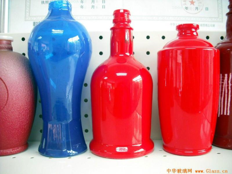 酒瓶专用水性玻璃烤漆 酒瓶水性玻璃烤漆图片