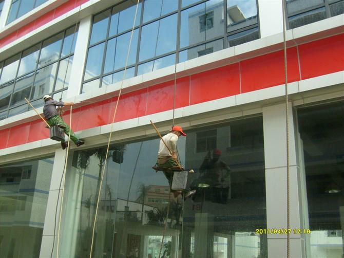 高空作业深圳专业高空作业 清洗外墙玻璃 清洗广告牌 金速来