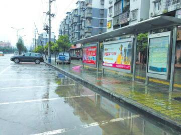 供应山西省大同市不锈钢公交站台站台广告灯箱图片
