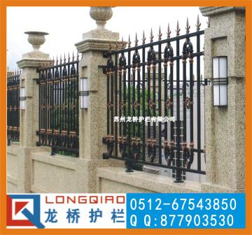 供应上海铝合金护栏/铝合金围墙护栏/全铝材质拼装式无需焊接/龙桥直销图片
