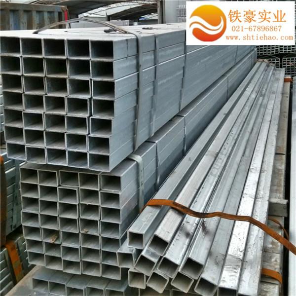 供应用于太阳能支架的镀锌方矩管，q235方管规格，异型方钢管生产