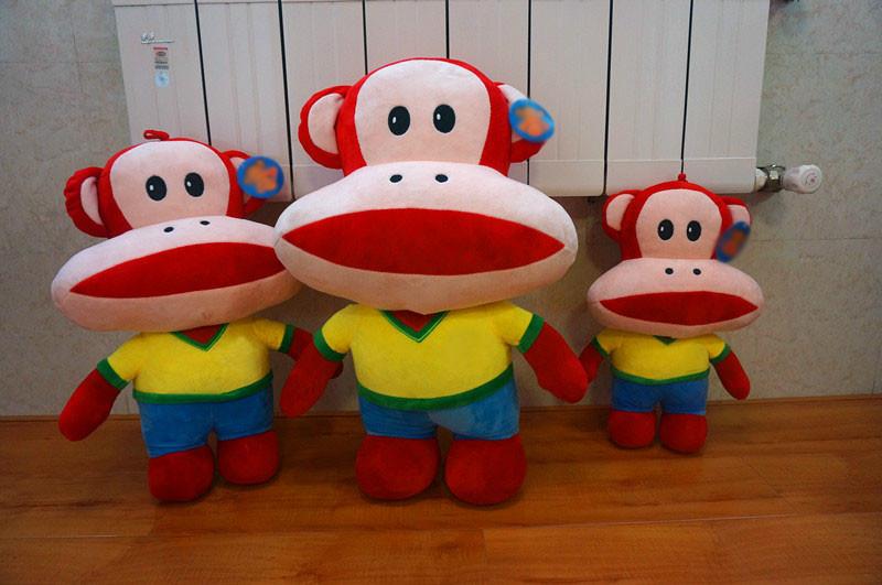 东莞市可爱毛绒大嘴猴子玩具厂家定制批发厂家