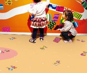 供应汉美臣塑胶地板艾米系列儿童地板图片