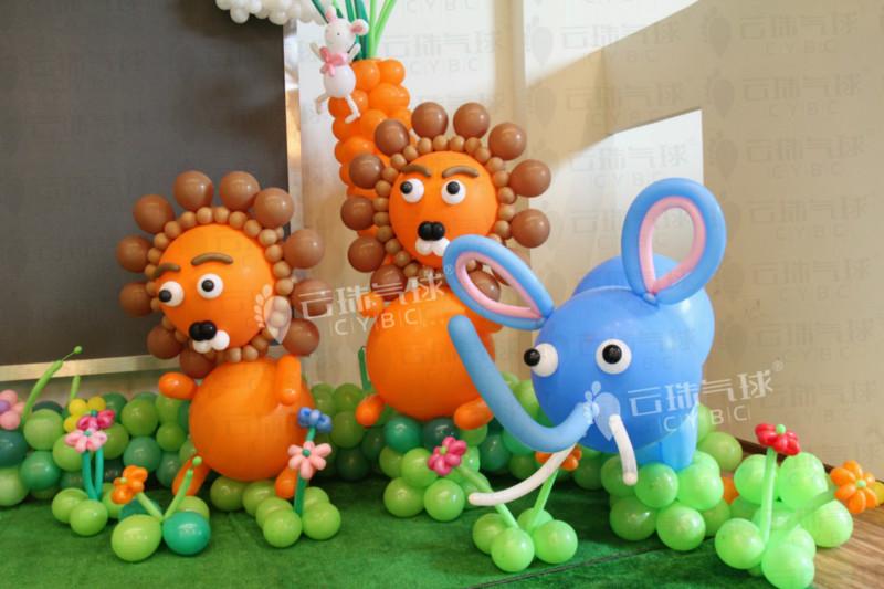 供应儿童节气球装饰/六一气球布置/卡通气球造型装饰