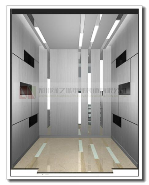 供应河南郑州绿之城电梯装饰 新乡电梯装饰 洛阳电梯装饰图片
