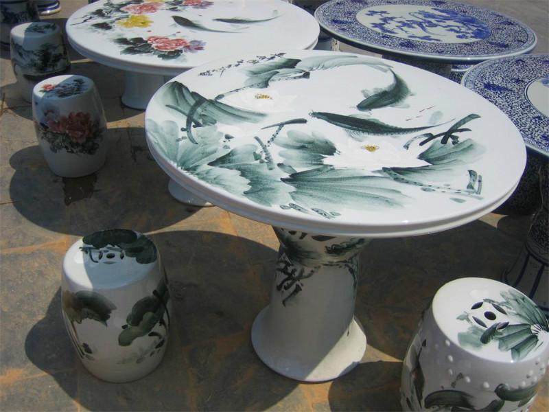 景德镇陶瓷桌凳生产厂家批发