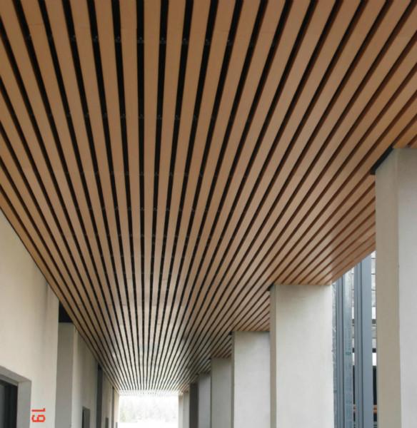 六盘水墙面装饰厂家生产供应生态木 盘县大半圆长城板装修材料 木塑材料