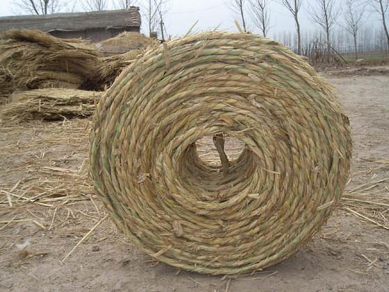 供应厂家直销绿色稻草绳，园林绿化草绳，工程草绳