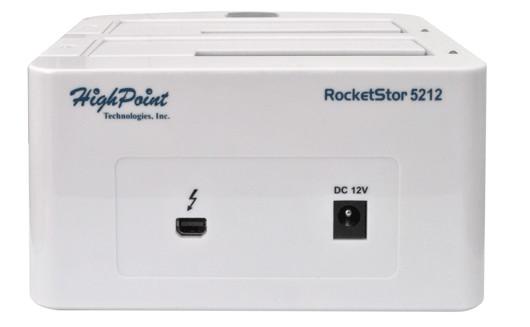 供应火箭RocketStor5212雷电硬盘底座高速雷电通用2.5/3.5移动硬盘底座